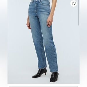 Madewell size 25 straight leg jeans